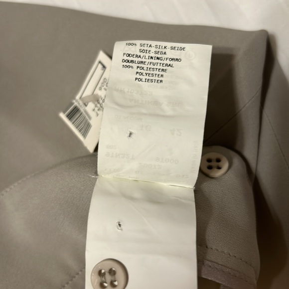 NWOT Armani Collezioni Silk pencil skirt - Picture 6 of 6